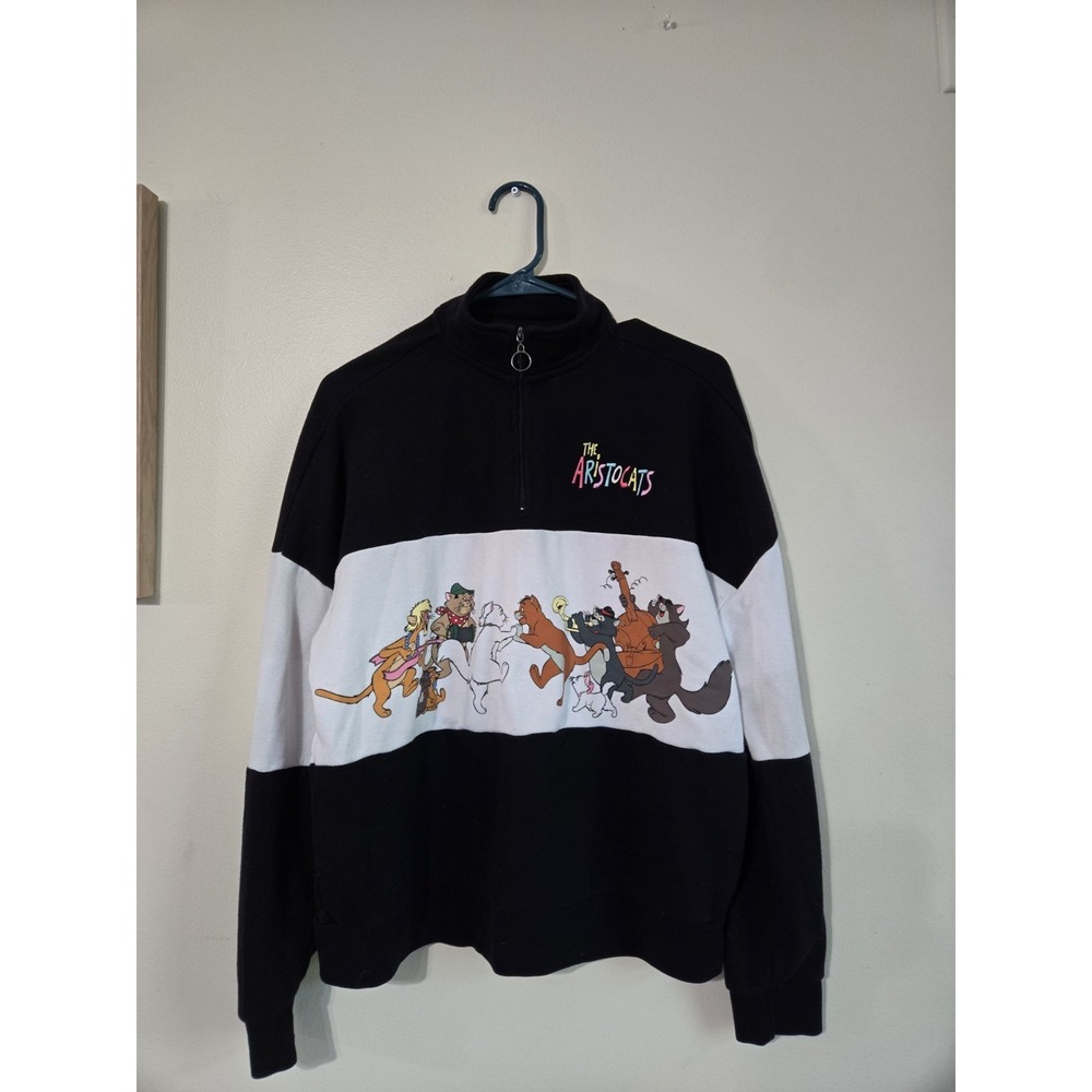 Aristocats 1/4-Zip Embroidered Long Sleeve – Women's XS – Disney BoxLunch Exclus